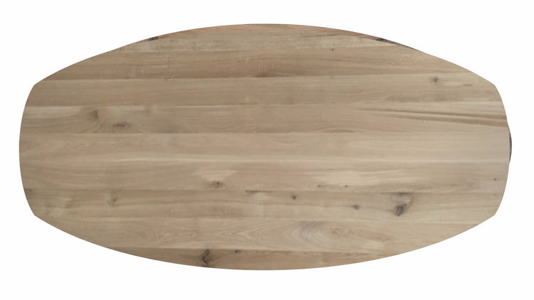 Ovaal eikenblad (Deens) met facet rand